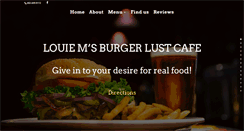 Desktop Screenshot of louiemsburgerlust.com
